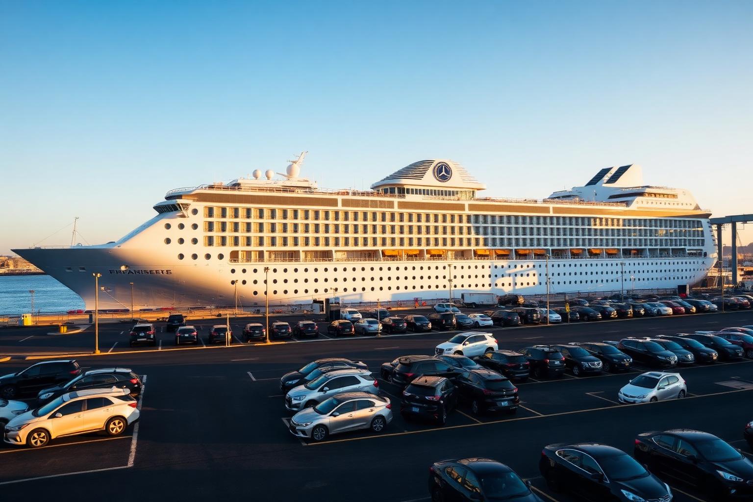 Cruise ship parking in New Jersey